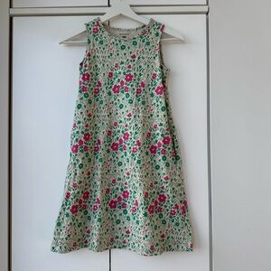 Floral Kids Dress - Pink and Green